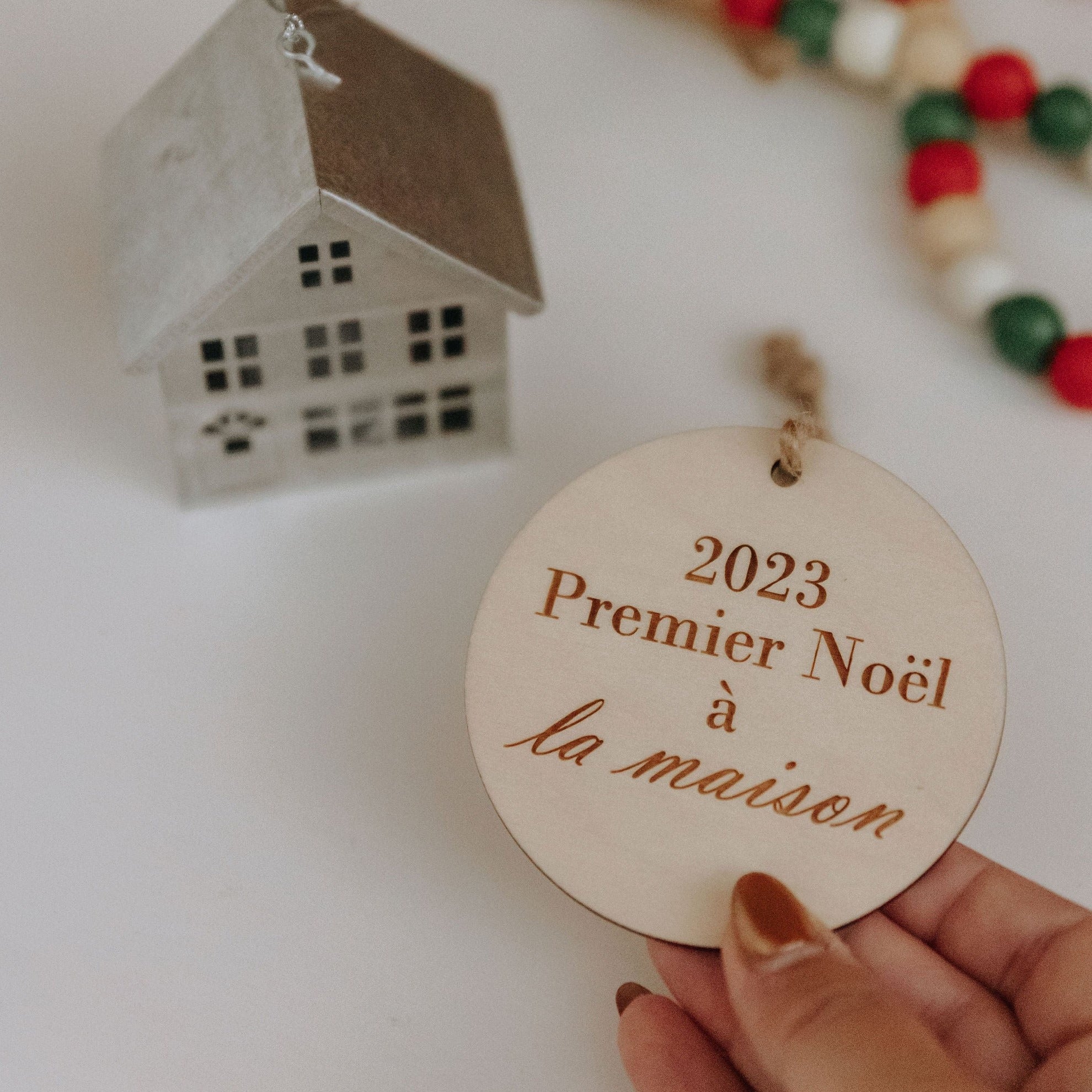 Personalized "First Christmas" Ornament