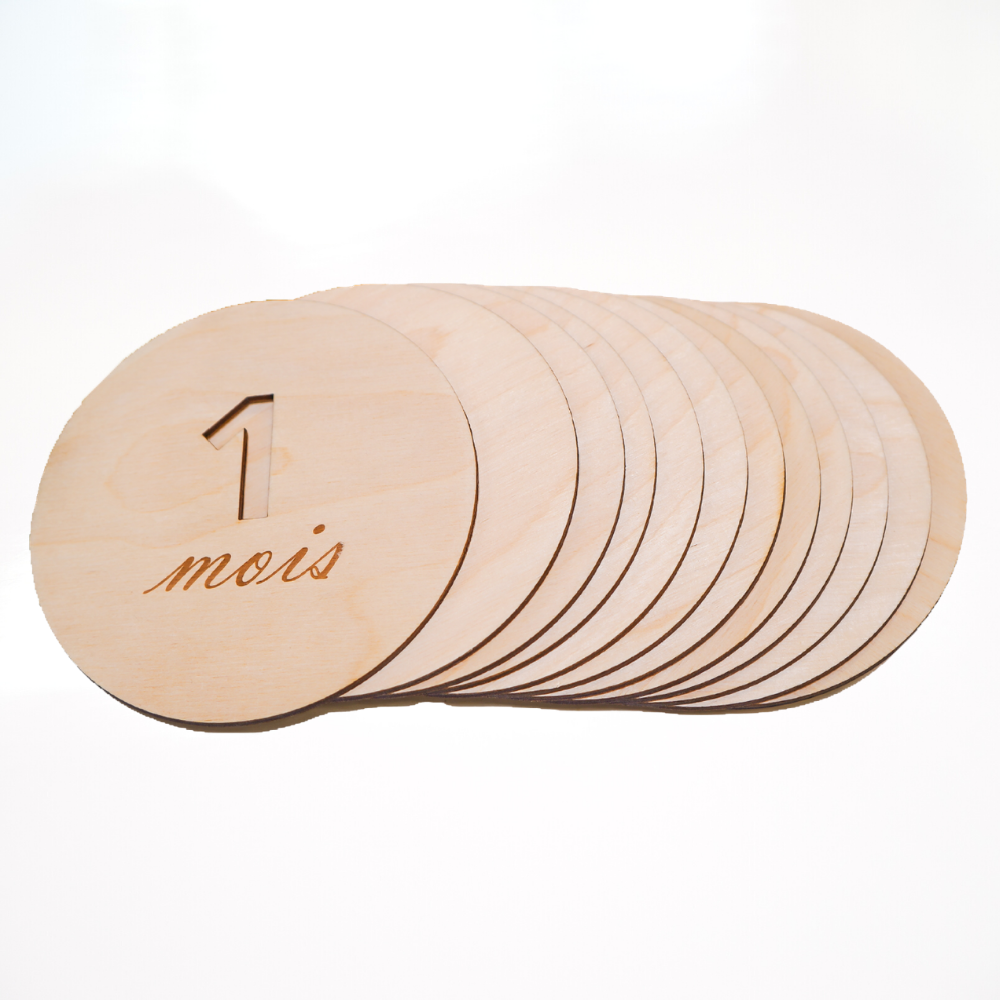 "Cut-out" Monthly discs set