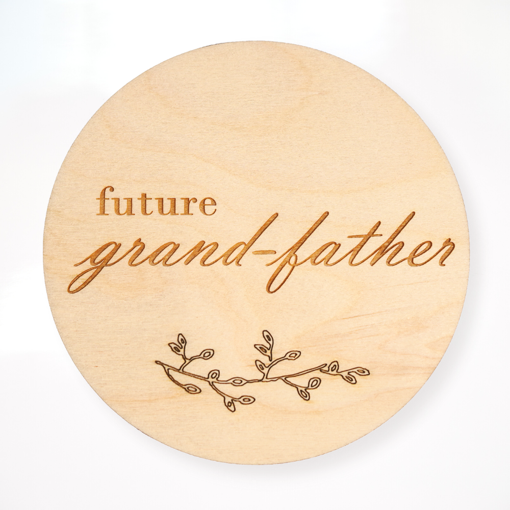 "Future grandfather / future grandmother" pastille