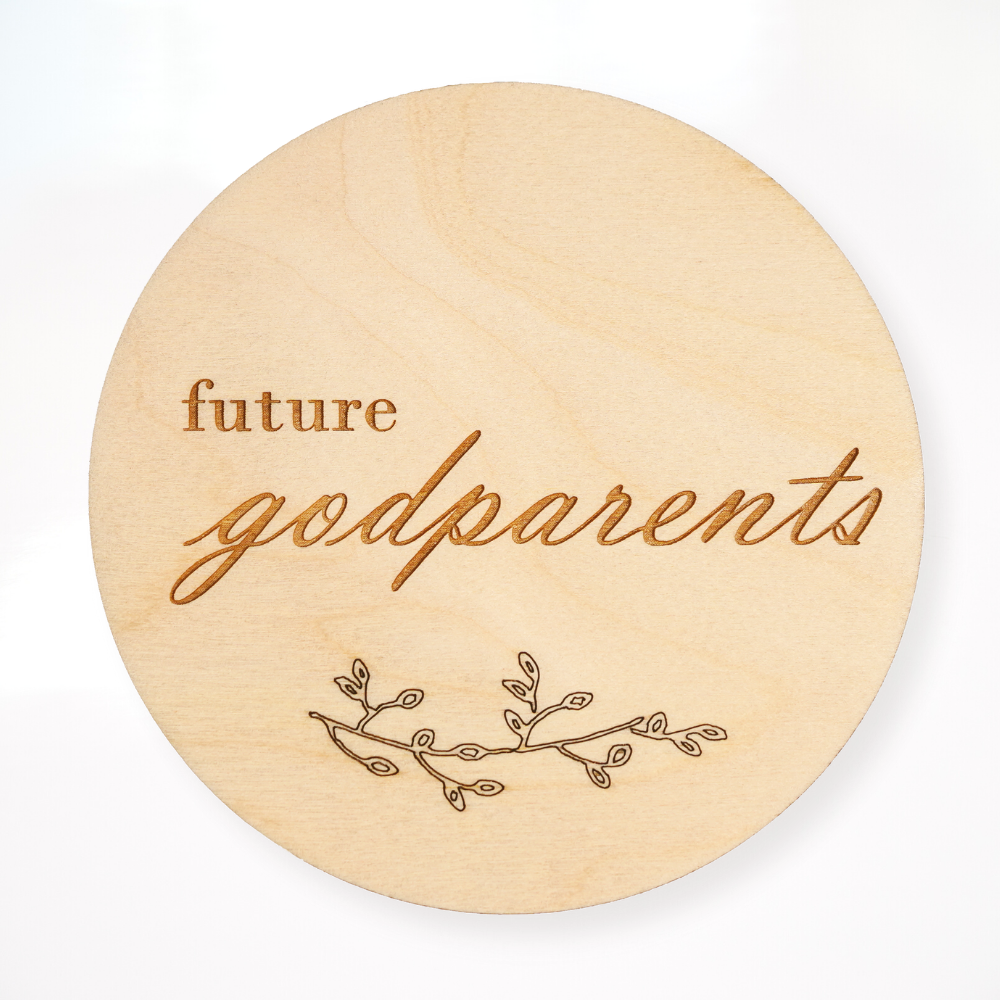"Future godparents" pastille