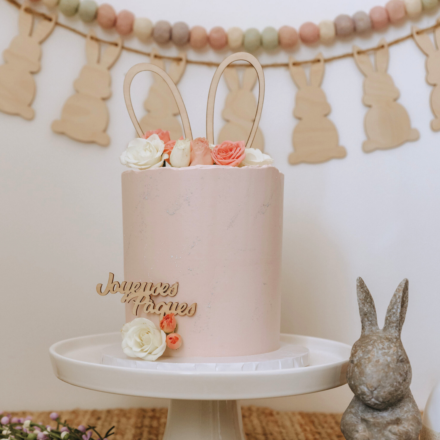 Cake topper oreilles du lapin de Pâques – Adam & Mila
