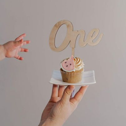 Cake topper « One »