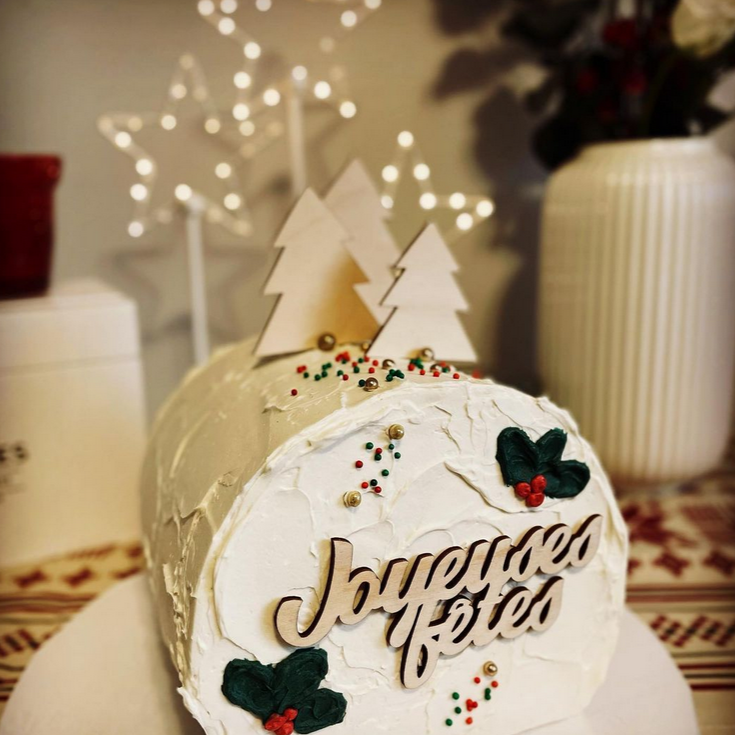 Cake Topper Sapin de Noël